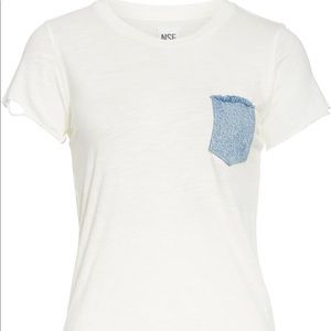 NEVER WORN NSF JUNE DENIM POCKET JERSEY T-SHIRT